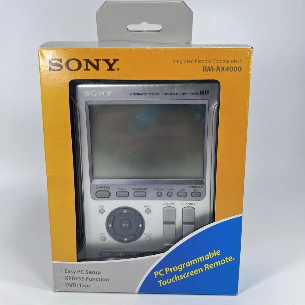Sony RM-AX4000 Integrated Remote Commander Touchscreen Remote. Used, Pro Tested
